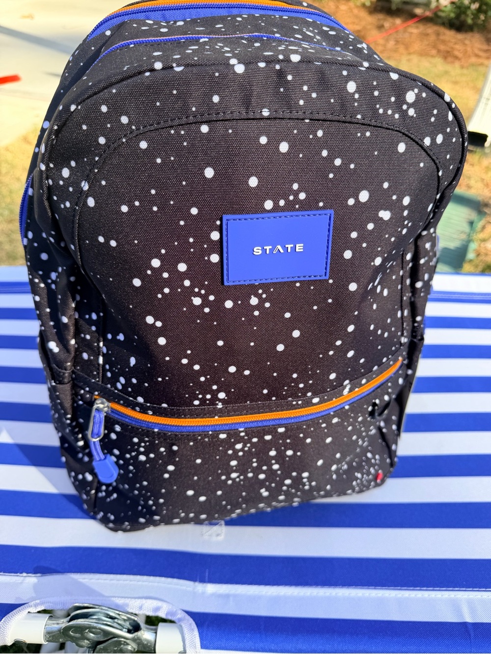 STATE KANE DOUBLE POCKET BACKPACK Speckles Age 7+ - Picture 3 of 8